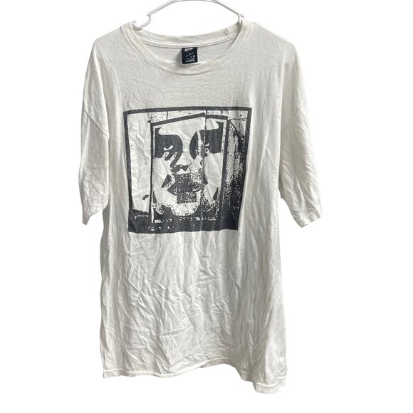 Obey Other - OBEY Graphic T-Shirt – White – Size Large